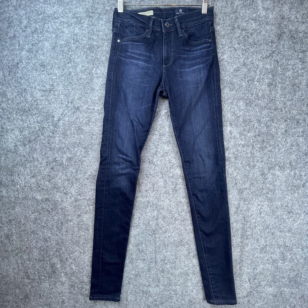 AG Adriano Goldschmied The‎ Farrah Jeans Womens 24 Blue Denim Skinny High Rise